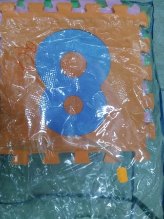 Alfombra puzzle números para niños