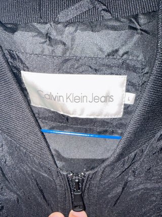 Giacca a vento Calvin Klein nera