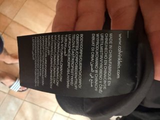 Giacca a vento Calvin Klein nera