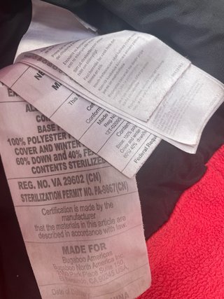 Saco Bugaboo Donkey Rojo Alto Rendimiento