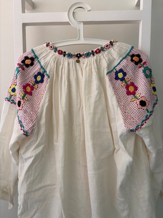 Vestido Antik Batik bordado T38