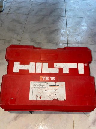 Taladro Hilti TE 15 + Brocas