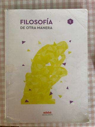Filosofía 1, primer curso de bachillerato
