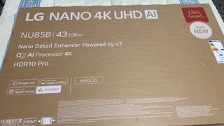 TV LG 43 NU85B 4K UHD AI Nueva