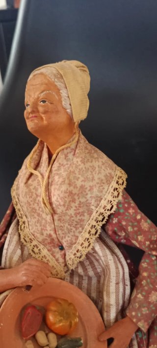 Figura arcilla Santon Vintage Provenzal francesa