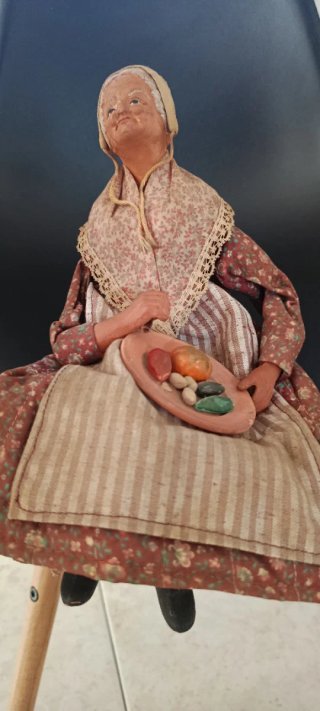 Figura arcilla Santon Vintage Provenzal francesa