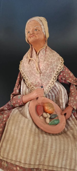 Figura arcilla Santon Vintage Provenzal francesa