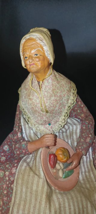 Figura arcilla Santon Vintage Provenzal francesa