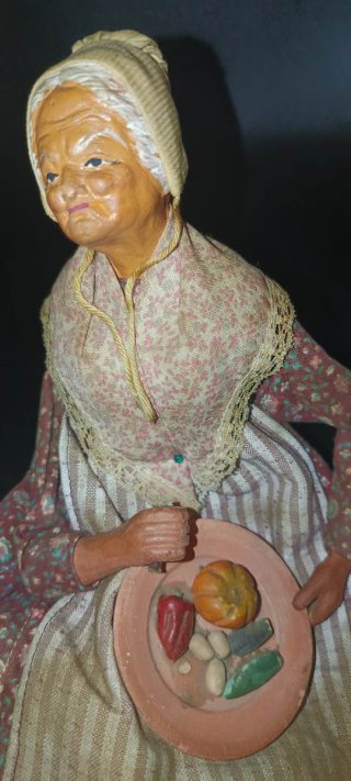 Figura arcilla Santon Vintage Provenzal francesa