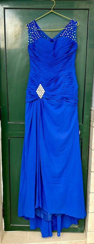 Vestido Espectacular Azul para Fiesta/Boda