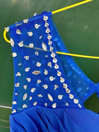 Vestido Espectacular Azul para Fiesta/Boda