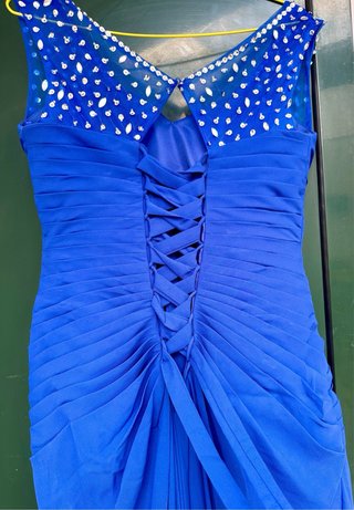 Vestido Espectacular Azul para Fiesta/Boda