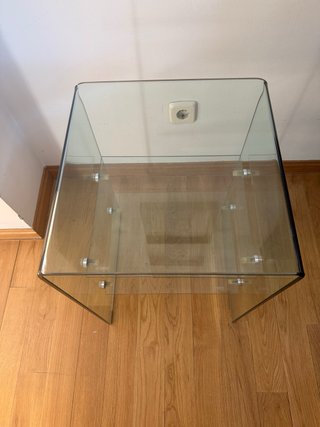 Conjunto mesas de cristal