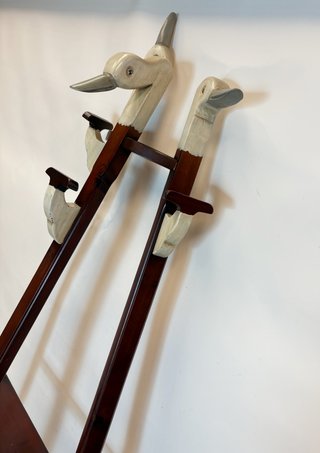 Perchero Vintage Madera Patos