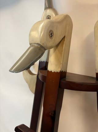 Perchero Vintage Madera Patos