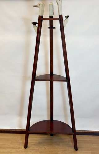 Perchero Vintage Madera Patos