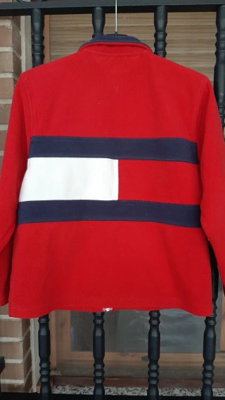 Forro polar niño Tommy Hilfiger rojo