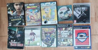 Lote Videojuegos PS2, PS3 y PC