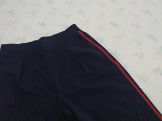 Pantalón rayas azul y rojo