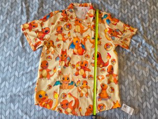 Camisa Hawaiana Pokemon Charmander Talla S y M