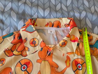 Camisa Hawaiana Pokemon Charmander Talla S y M