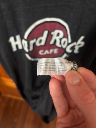 Camiseta Hard Rock Cafe Malta Negra