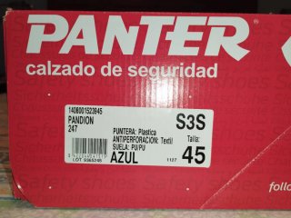 Botas seguridad Panter Pandion S3S T.45