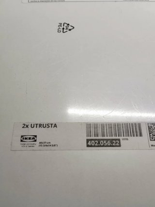 Balda UTRUSTA IKEA 40x37 Blanca