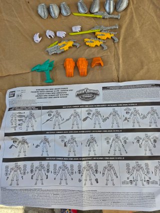 Lote 2 Figuras Power Rangers Articuladas