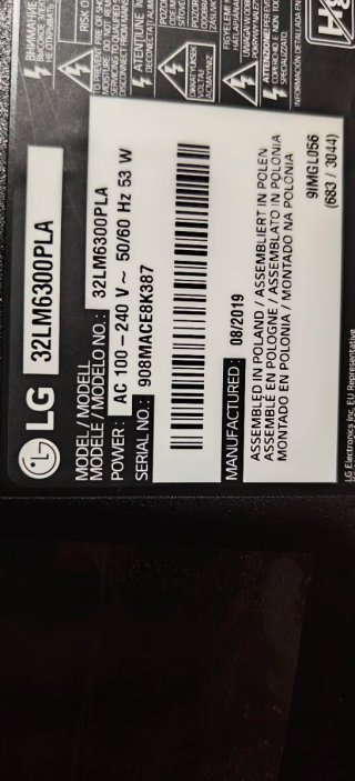 Despiece TV LG 32"