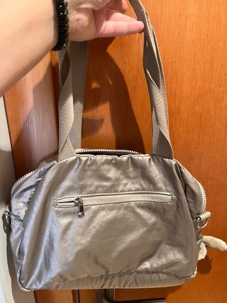 Bolso Kipling Defea Beige/Dorado