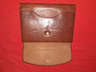 Carpeta portadocumentos de cuero para hombre