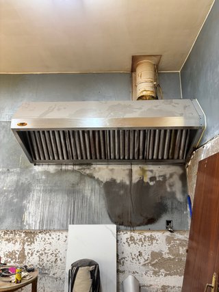 Campana extractora de cocina industrial