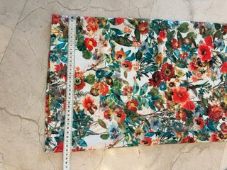 Pantalón ancho estampado floral