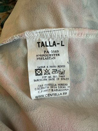 Pantalón ancho estampado floral