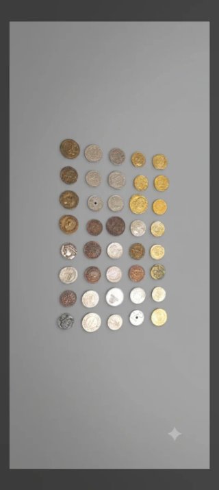 Lote 135 réplicas numismáticas
