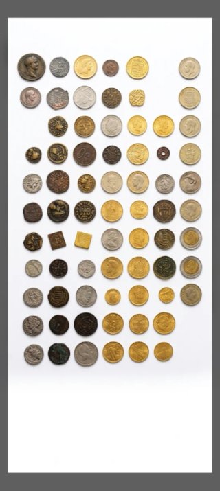 Lote 135 réplicas numismáticas