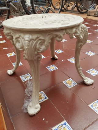 Mesa Hierro Fundido Jardín Terraza