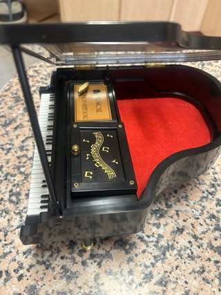 Joyero Piano Melodía Bailarines