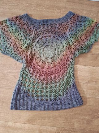 Camiseta Desigual punto multicolor La talla es S/M