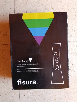 Lámpara de Lava Arcoiris Fisura a estrenar