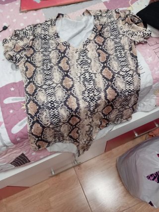 Body estampado serpiente talla única