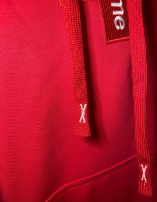 Sudadera Supreme Roja Cross Box Logo