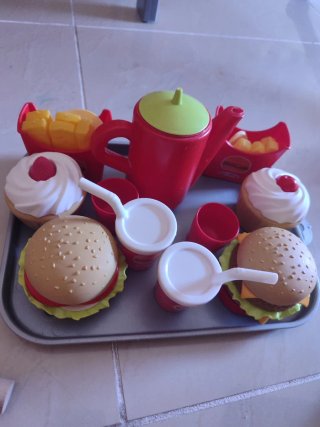 Cocinita de madera para niños