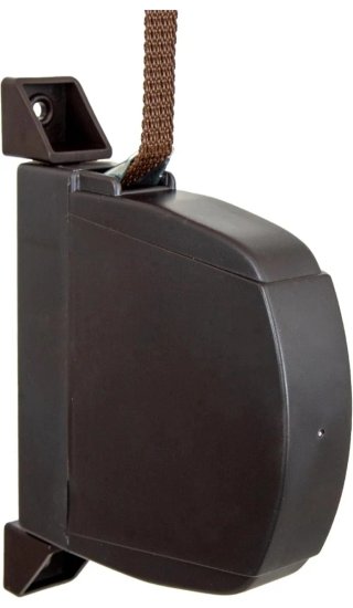 Recogedor persiana mini marrón oscuro