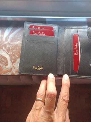 Cartera Pierre Cardin Piel Negra