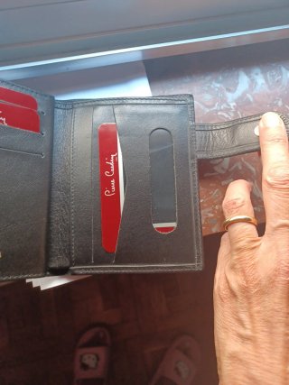 Cartera Pierre Cardin Piel Negra