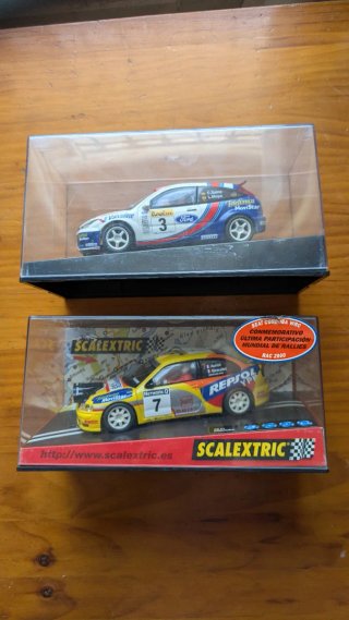 Circuito Scalextric y otro compatible Superslot