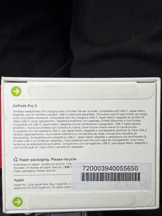 AirPods Pro 3 Auriculares Inalámbricos