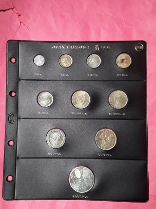 AÑO COMPLETO 1999 SIN CIRCULAR + PLATA EN PARDO